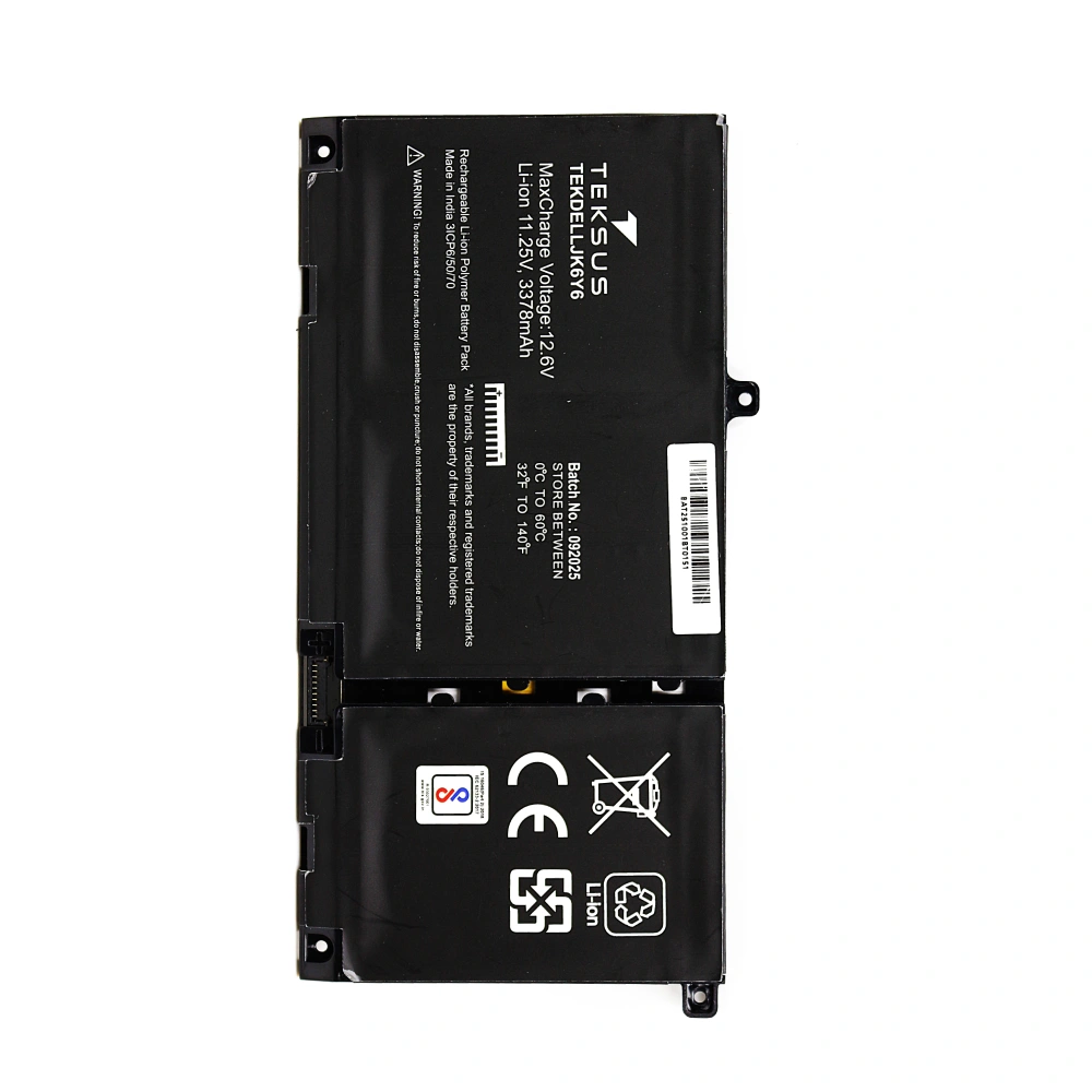 Teksus Laptop Battery Compatible For Dell Latitude 3410 | JK6Y6 view 3